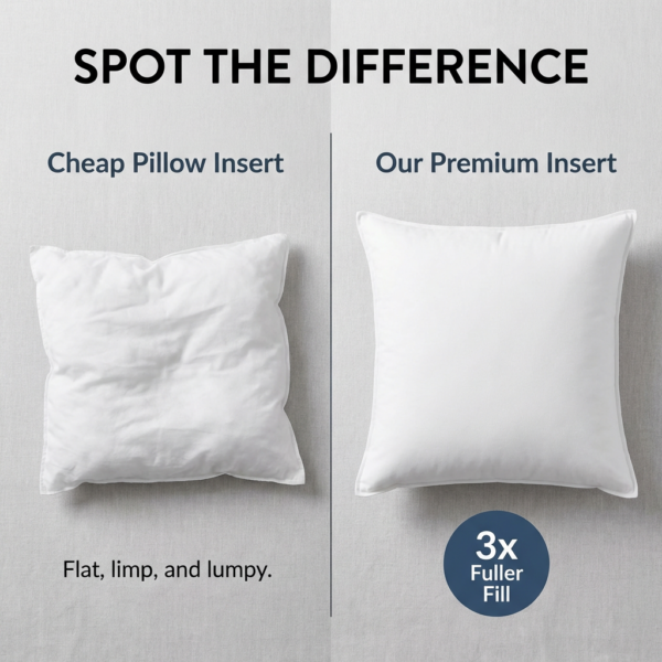 Soft Fluffy High Resilience Decorative Sofa Throw Pillow Inserts
