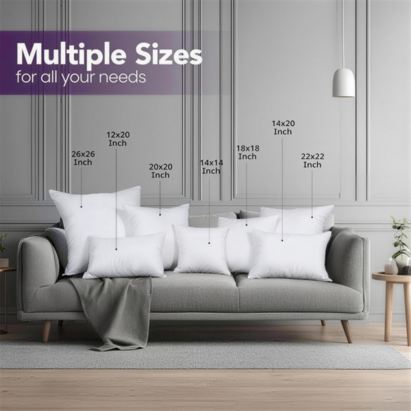Soft Fluffy High Resilience Decorative Sofa Throw Pillow Inserts