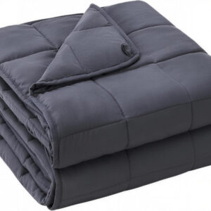 Cooling Weighted Blanket for Adults, Premium Glass Bead Fill, Breathable Machine Washable Heavy Blanket for Deep Sleep, Multi Size & Weight Available
