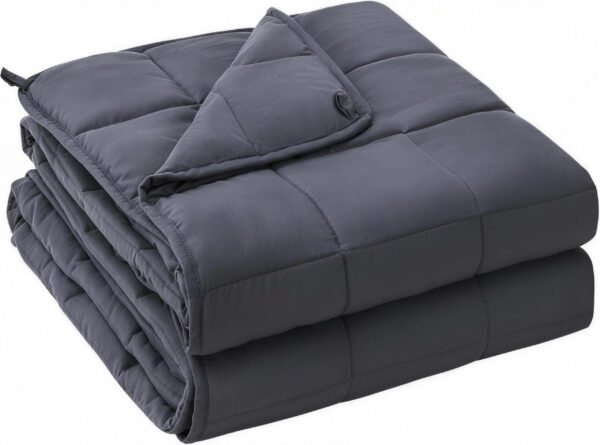 Cooling Weighted Blanket for Adults, Premium Glass Bead Fill, Breathable Machine Washable Heavy Blanket for Deep Sleep, Multi Size & Weight Available