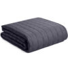 Cooling Weighted Blanket for Adults, 5"x5" Small Compartments OEKO-TEX Certified, Glass Bead Heavy Blanket for Deep Sleep, Multi Size & Weight Available